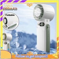 【W】Portable Handheld Fan Travel Cooling Ice Fan Summer Cooling Fan