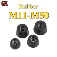 Premium Rubber Threaded Bumpers (M11 - M50) - Durable Screw - in Rubber Feet for Vibration Damping (