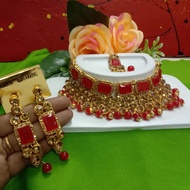 Choker / Gold Color Choker Set / Bombay Designer Choker Set / Indian Choker Set