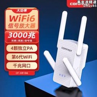comfast CF-XR186第6代wifi訊號擴大器AX3000M雙頻5G增強放大器擴充器橋接加強中繼器無線路由器