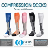 Compression Socks Kaos Kaki Kompresi Running Hiking not Aonijie 2XU - Putih, L-XL