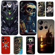 Case For ITEL A60 Silicon Phone Back Cover black tpu case Phone case