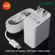 OPPO 65W Super Fast Charger Type-C Charge Cable for Reno 6 Reno 5 Ace 2 Find X2 Find X3 Pro 4G 5G 1M