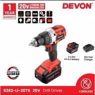 DEVON 5282-Li-20TS 20V Lithium-Ion Brushless Cordless Drill Driver