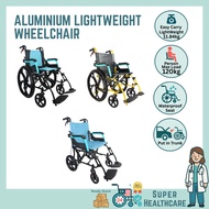 [Portable + Foldable + Flip Up Armrest] Lightweight Wheelchair   (11.5KG) - MER'S WCG Series