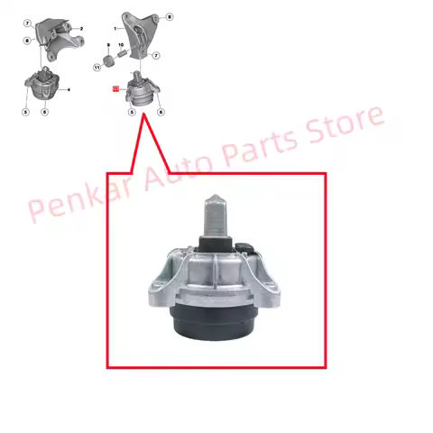 Engine Motor Mount 22116777365 22116786528 For BMW F07 F10 F11 535i F06 F12 F13 640i F01 F02 730Li 7