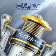 DEVIL CRAFT - IGUANA STD - 7+1SUSBB - METAL BODY SPINNING REEL