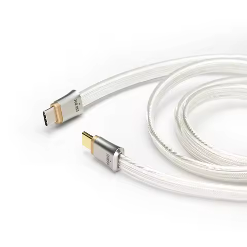 Pre-order DDHiFi TC19 Flagship Pure Silver Digital Signal Cable with CNC Metal Seamless Shielding Sh