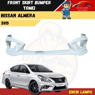 Bodykit Front Skirt Skirting Bumper Tomei Nisan Almera Facelift 2015 2016 Abs Material 100% New High