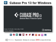 Cubase Pro 13 พร้อมปลั๊กอิน สำหรับ Windows โปรแกรมทำเพลง แต่งเสียง มิกซ์เสียง
