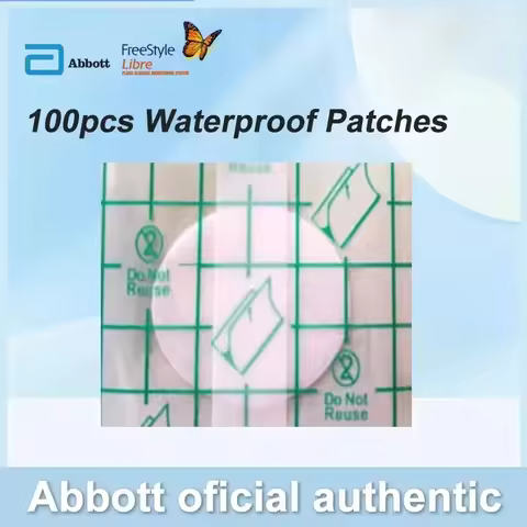 100pcs Transparent Waterproof Adhesive Patches Freestyle Libre Sensor Covers Patch Clear CGM Overpat