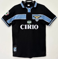 98-20 Retro Lazio Home And Away Jersey 91-92 Long And Short Sleeve Fare Edition Lazio Football Unifo