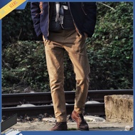 SEV Men Pants Solid Color Mid Waist Pure Color Men Pants