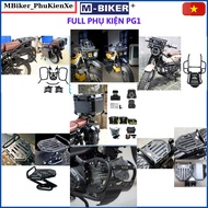 Baga pg1, anti-dumping frame pg1, rear bag pg1, genuine mbiker accessories