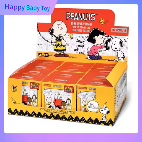 100%Genuine Maihe And Snoopy Friends Series Peanuts Watch Blind Box Kawaii Cute Cartoon Watch Anime 