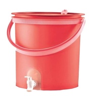 New - Tupperware Water Dispenser (1) 14.5L PWP Canister (1) 7L Orange