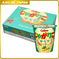 Calbee Jagarico Salad Flavor 12-Pack – Crispy Potato Stick Snack Case