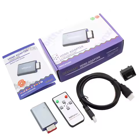 HDMI-Compatible Adapter with Remote Video Adapter Digital To HDMI-Compatible Metal Converter for Nin