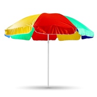 TENDA NAGOYA Tent Umbrella, Beach Umbrella, Large Umbrella, 180 cm diameter, rainbow
