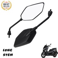 HONDA BEAT FI - MOTORCYCLE SIDE MIRROR BLACK | LONG STEM/STANDARD SIZE | DAHON TYPE | ACCESSORIES |