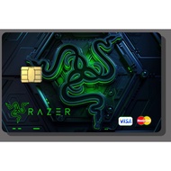 (BUY 1 FREE 1) RAZER ATM/TnG CARD SKIN Sticker COVER