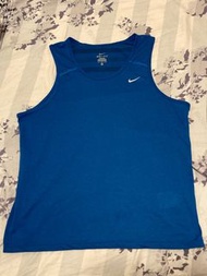 男裝 Nike dri fit ADV Running  跑步競速背心 (亞洲版) 運動背心 tank top sz L 藍色 🔵 Aeroswift dry fit