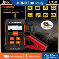 【Local Stock】KONNWEI KW520 12V 24V 10A 5A Full Automatic Full Car CCA Battery Tester Repair Tool Ana
