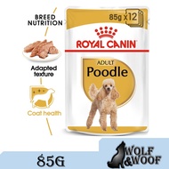 Royal Canin Breed Health Nutrition Poodle Adult 85g Wet Dog Food, Poodle Dog Pouch Food