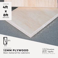 12mm Plywood (4ft x 8ft) DIY board sheet | timber panel wood | plywood | Papan Perabot | Papan kayu 