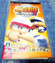 幸運小兔 PSP 實況野球 4 攜帶版 PlayStation Portable 日版 J2