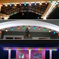 Outdoor waterproof cable holder & Colour bulb 3watt