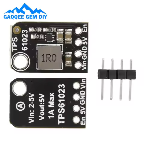 TPS61023 DC0.5~5V To 5V Boost Module 5V 1A Voltage Regulated Power Supply Board Over Voltage High Te
