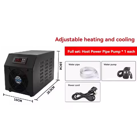 Aquarium Chiller High Efficiency Cooling Machine For Aquarium Shop Large Fish Pond Constant Temperat