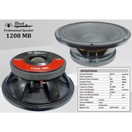 BS 1208 MB Black Spider Component Speaker - 12 Inch