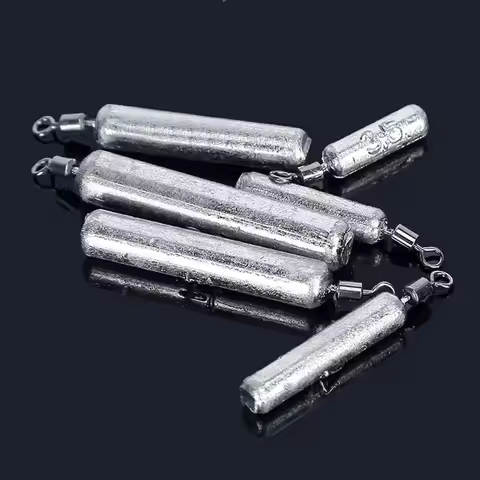 15PCS Fishing Weights Kit Sinker Mold Tube Bullet Plumb Pendant Metal Jig 3.5g 5g 7g 10g 20g Sea Tac