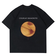 COLDPLAY PARACHUTES T-SHIRT | COLDPLAY BAND T-SHIRT | BLACK BAND T-SHIRT FOR MEN