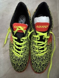 Lotto 足球鞋、欖球鞋，螢光綠，UK7.5size