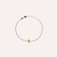 安珠 錳鋁榴石 橘色 圓形 3mm 手鍊 和諧系列 Blossom B 寶石