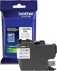 Brother Genuine Super High Yield Black -Ink -Cartridge, LC3029BK, Replacement Black -Ink, Page Yield Up To 3000 Pages, Amazon Dash Replenishment -Cartridge, LC3029