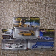 HW team transport Toyota soarer, DMC delorean,Audi S4, Plymouth, FJ cruiser, Honda civic custom, Imp