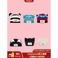 【正確版】韓國Loverboy毛絨針織Jeffreey男女款貓兔耳套頭冷帽子