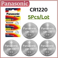 5-50pcs Original PANASONIC CR1220 CR 1220 3V Lithium Battery For Watch Calculator Clock Remote Contr