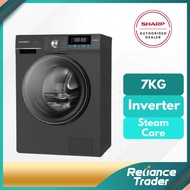 Sharp 7KG Inverter 5 Star Front Load Washing Machine ESFX7APG
