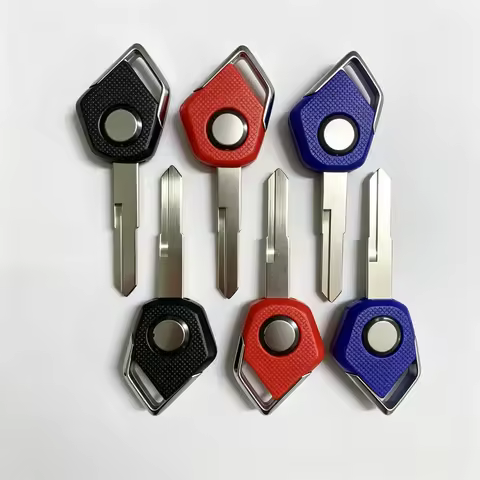 1Pcs/3PCS New Blank Key Motorcycle Replace Uncut Keys For Ninja H2 H2R ZX6R ZX10R ZZR400 Z750 Z800 Z