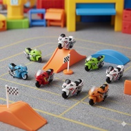 Spin Go Mini Stunt Bike Gen 4 Diecast Motorcycle Toy for Children Strong Motorcycle Pullback Bike Sp