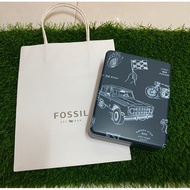 Fossil Wallet Box (packaging wallet) + Fossil White Paper Bag Fossil Kotak Fossil dompet Kulit