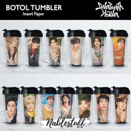 Seventeen Seventeen Heaven PM Tumbler Bottle 2:14 Ver // Insert Paper Drinking Bottle // Kpop Mercha