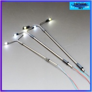 [SWTDRM]10pcs Model Railway OO HO Scale Two-heads White Lamp 10cm LED Street Lights