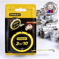 Meter Roll Tape Rule 3 Meters / 10 Feet LACQUER STANLEY