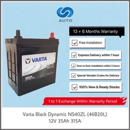 Varta NS40ZL (46B20L) Black Dynamic Car Battery [UP TO 13 MONTHS WARRANTY!!!] (MADE IN KOREA)[Free Installation]